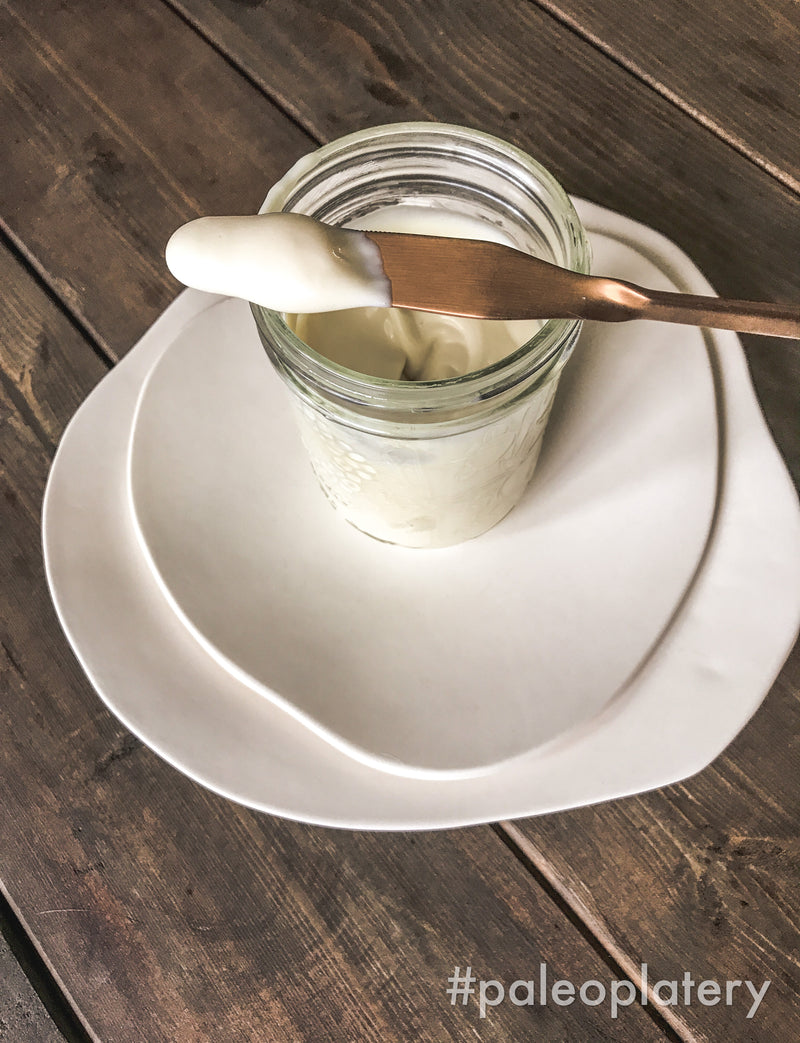 paleo mayonnaise (AIP reintroduction of mustard and eggs)
