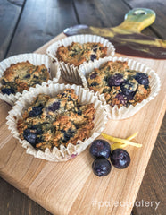 AIP blueberry orange muffins (4 pack)