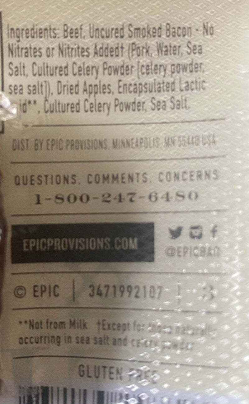 Epic Provisions meat bars