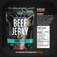 Carzan grass-fed beef jerky
