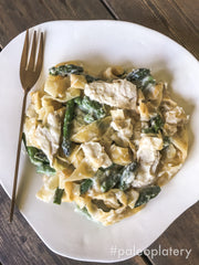 chicken alfredo with asparagus